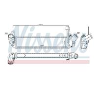Intercooler Turbo-Cooler LLC Nissens per Renault Kangoo KC0/1_ FC0/1_