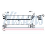 Intercooler Turbo-Cooler LLC Nissens per Renault Scénic III JZ0/1_ Grand
