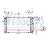 Intercooler Turbo-Cooler LLC Nissens per Toyota Rav 4 III_A3 _ A4_ ZSA4_