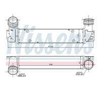Intercooler Turbo LLC NISSENS Per BMW 3 Serie Touring E91 E90 E93 E92