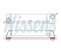 Intercooler Turbo LLC NISSENS Per BMW 7 Serie E65 E66 E67 Land Rover