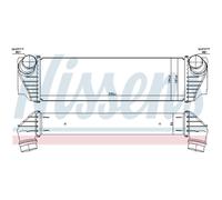 Radiatore intercooler Alluminio 96100 NISSENS per ALPINA BMW