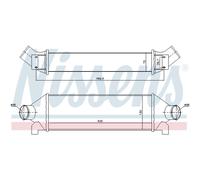 NISSENS 96732 Intercooler