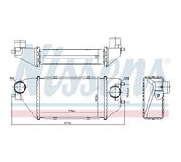 Intercooler Turbo LLC NISSENS Per Honda CR-V II RD_ FR-V BE