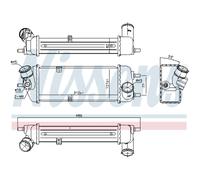 Intercooler Turbo LLC NISSENS Per KIA Rio II JB Hyundai Accent III