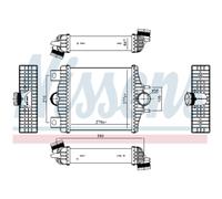 Intercooler Turbo-Cooler LLC Nissens per Land Rover Range LG L405 Lw _