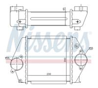 Intercooler Turbo LLC NISSENS Per Mazda 6 Station Wagon GY MPV II LW