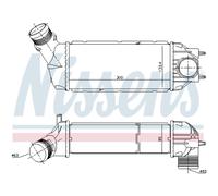 Intercooler Turbo LLC NISSENS Per Peugeot 307 SW 3H 3E 3A/C 3B Citroën