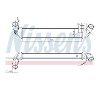 Intercooler Turbo LLC NISSENS Per Renault Clio II BB_ CB_ Thalia I