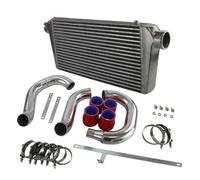 intercooler turbo Per Mitsubishi Lancer Evolution IV V VI 4G63 2.0L Turbo 1996-2000 Concorso Intercooler Anteriore Con Kit Tubo(Red)