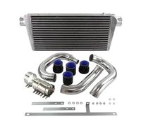 intercooler turbo Per Mitsubishi Lancer Evolution IV V VI 4G63 2.0L Turbo 1996-2000 Concorso Intercooler Anteriore Con Kit Tubo(Nero)