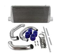 intercooler turbo Per Mitsubishi Lancer Evolution IV V VI 4G63 2.0L Turbo 1996-2000 Concorso Intercooler Anteriore Con Kit Tubo(Blu)