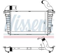 Intercooler Turbocompressore LLC NISSENS Per Opel Zafira B A05