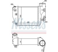 Intercooler Turbokühler LLC NISSENS Per Audi A6 Allroad 4FH C6 4F5 4F2
