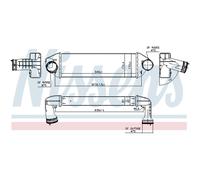 Intercooler Turbokühler LLC NISSENS Per BMW X3 E83