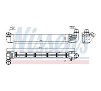 Intercooler Turbokühler LLC NISSENS Per Dacia Duster