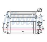 Intercooler Turbokühler LLC NISSENS Per Ford Fiesta VI B-Max JK
