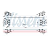 Intercooler Turbokühler LLC NISSENS Per Ford Mondeo V Turnier S-Max FORD USA