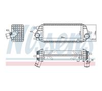 Intercooler Turbokühler LLC NISSENS Per KIA Sportage SL