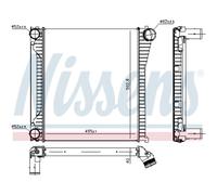 Intercooler Turbokühler LLC NISSENS Per Land Rover Range LM