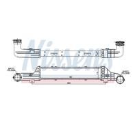 Intercooler Turbokühler LLC NISSENS Per Mercedes-Benz E-Class T-Modello S210