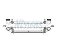 Intercooler Raffreddato ad Aria Alluminio per Mercedes-Benz Classe-E