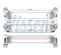 Intercooler NISSENS 96140