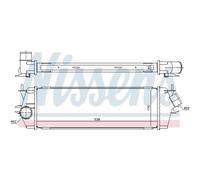 Intercooler Turbokühler LLC NISSENS Per Renault Trafic II Bus JL EL FL Opel