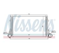 Nissens Intercooler 96633 in alluminio per SEAT e VW