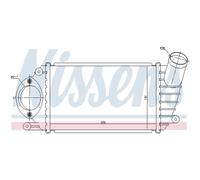 Intercooler Turbokühler LLC NISSENS Per VW Lupo 6X1 6E1 Polo 6N2 Seat Arosa