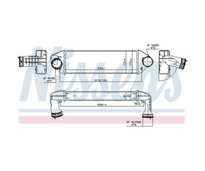 Intercooler Turbokühleraluminium Alette Saldato Adatto A per BMW X3