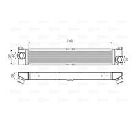 Intercooler Valeo per Citroen Jumper Fiat Ducato Peugeot Boxer
