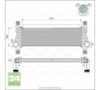 Intercooler Valeo per FORD RANGER