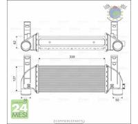 Intercooler Valeo per FORD TRANSIT TOURNEO