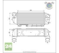 Intercooler Valeo per HYUNDAI ix35 KIA SPORTAGE