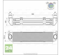 Intercooler Valeo per LAND ROVER RANGE I DISCOVERY III IV