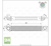 Intercooler Valeo per MINI