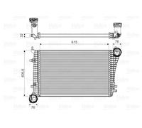 INTERCOOLER VALEO PER VW AUDI SEAT SKODA 818675