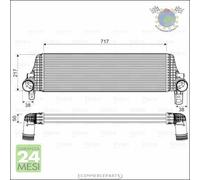 Intercooler Valeo per VW TRANSPORTER CALIFORNIA MULTIVAN bu8