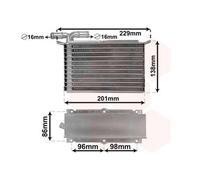 Intercooler Van Wezel per Audi Seat Skoda VW
