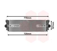 Van Wezel Scambiatore di calore 30004396 – alluminio ad aria per Mercedes-Benz Sprinter