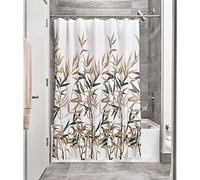 InterDesign Anzu Tenda da Doccia, Nero/Marroncino