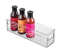 InterDesign, cassetti per frigo e Freezer, plastica, Clear, 4-inch by 4-inch by 14.5-inch