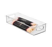 InterDesign Home Kitchen Organizer per dispensa, frigorifero, congelatore e armadietto, 40,6 cm x 15,2 cm x 7,6 cm, trasparente, confezione da 1, M