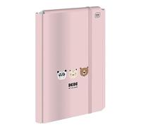 Interdruk - A4 File Box for Children - Rigid Folder with Elastic Strap - Collector's Box with Elastic Band - BB Friends Girls