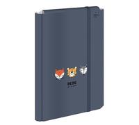 Interdruk - A4 File Box for Children - Rigid Folder with Elastic Strap - Collector's Box with Elastic Band - BB Friends Boys