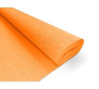 Interdruk Carta Crespa Premium - 160 g/m2 - per Progetti Floreali e Artistici - 105 Arancione