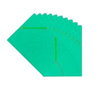 Interdruk - Cartellina A4 con Elastico Angolare - Cartone Presspan Colorspan - Confezione da 10 Pezzi - Verde