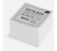 Interdruk Cubo Foglietti - 85 x 85 x 35 mm, ~350 Fogli Incollati - Bianco