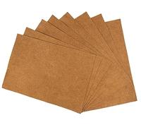 Interdruk - Fogli di Feltro Colorati - Confezione di 8 Fogli Formato A4 per Progetti Artistici e DIY - Marrone